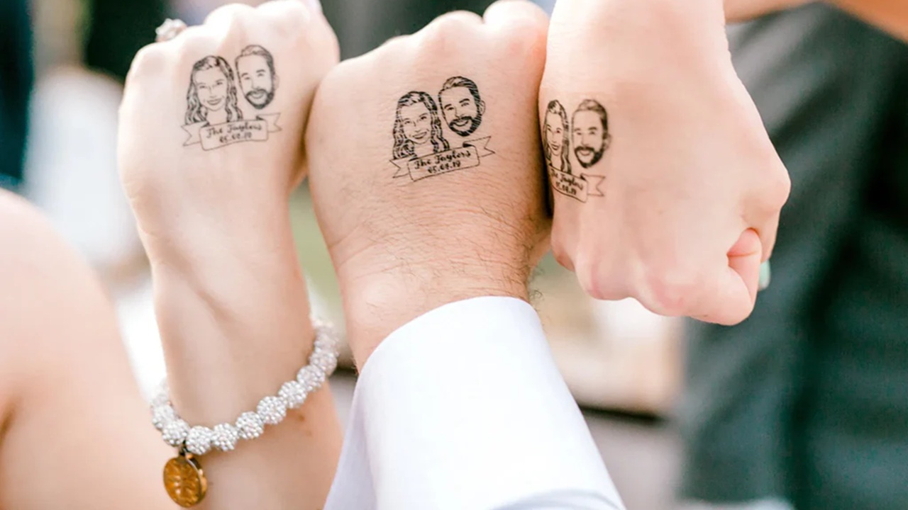 Gowell Printing for Custom Temporary Tattoos for Weddings and Birthdays